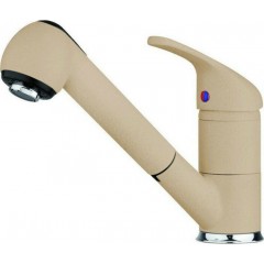 Pyramis Festivo Classic Μπαταρία Κουζίνας Πάγκου με Ντουζ Ivory 090931701